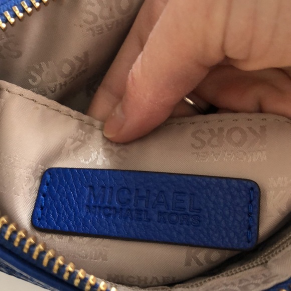 Cobalt Blue Michael Kors Purse - Picture 8 of 10
